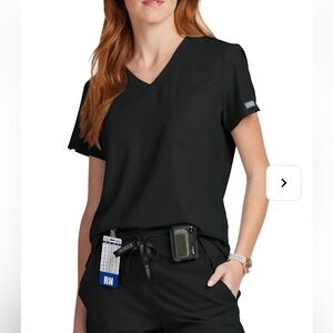 Med Couture Black Scrub Set-XS top PETITE XS bottoms